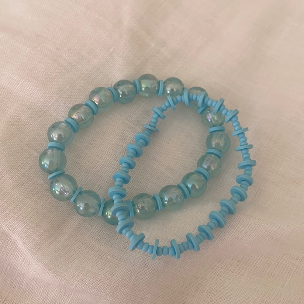 Blue, preppy/trendy, Bracelet Set!